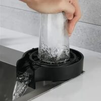 Two-piece Kitchen Sink Faucet Cup Flusher, Automatic Sink Flusher, Sink Sprayer With Kitchen Sink Hose, The Perfect Kitchen Sink Accessory To Upgrade Your Kitchen Sink With High Pressure Cup Washer