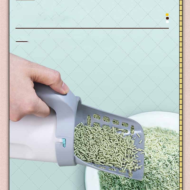 Removable Plastic Integrated Cat Litter Scoop Set - Image 7