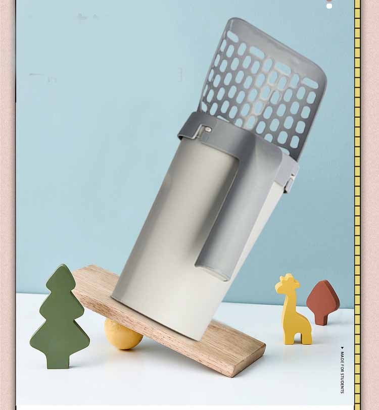 Removable Plastic Integrated Cat Litter Scoop Set - Image 2