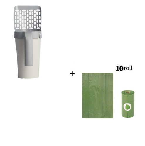 Removable Plastic Integrated Cat Litter Scoop Set - Image 9