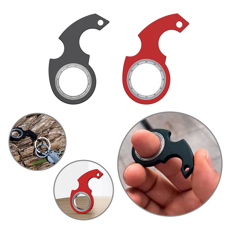 Creative Fidget Spinner Toy Keychain Hand Spinner Anti-Anxiety Toy Relieves Stress Finger Spinner Keychain Bottle Opener Kids Toy - Image 9